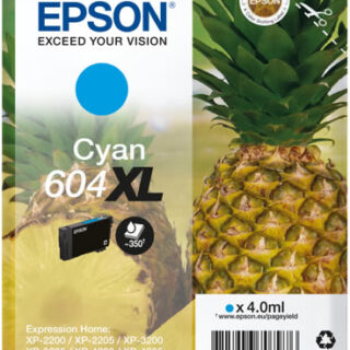 Cartuccia Originale EPSON 604C XL Ciano C13T10H24010 4,0 ml. 350 pagine