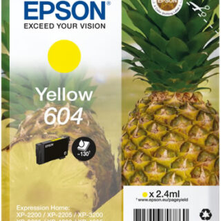 Cartuccia Originale EPSON 604Y Giallo C13T10G44010 2,4 ml. 130 pagine